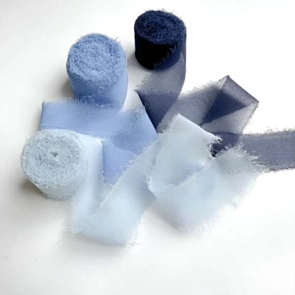 50metros 2cm Fita Artesanal Chiffon Rústica Convite