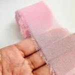 10 Metros Fita Chiffon Artesanal Convite Casamento Desfiada