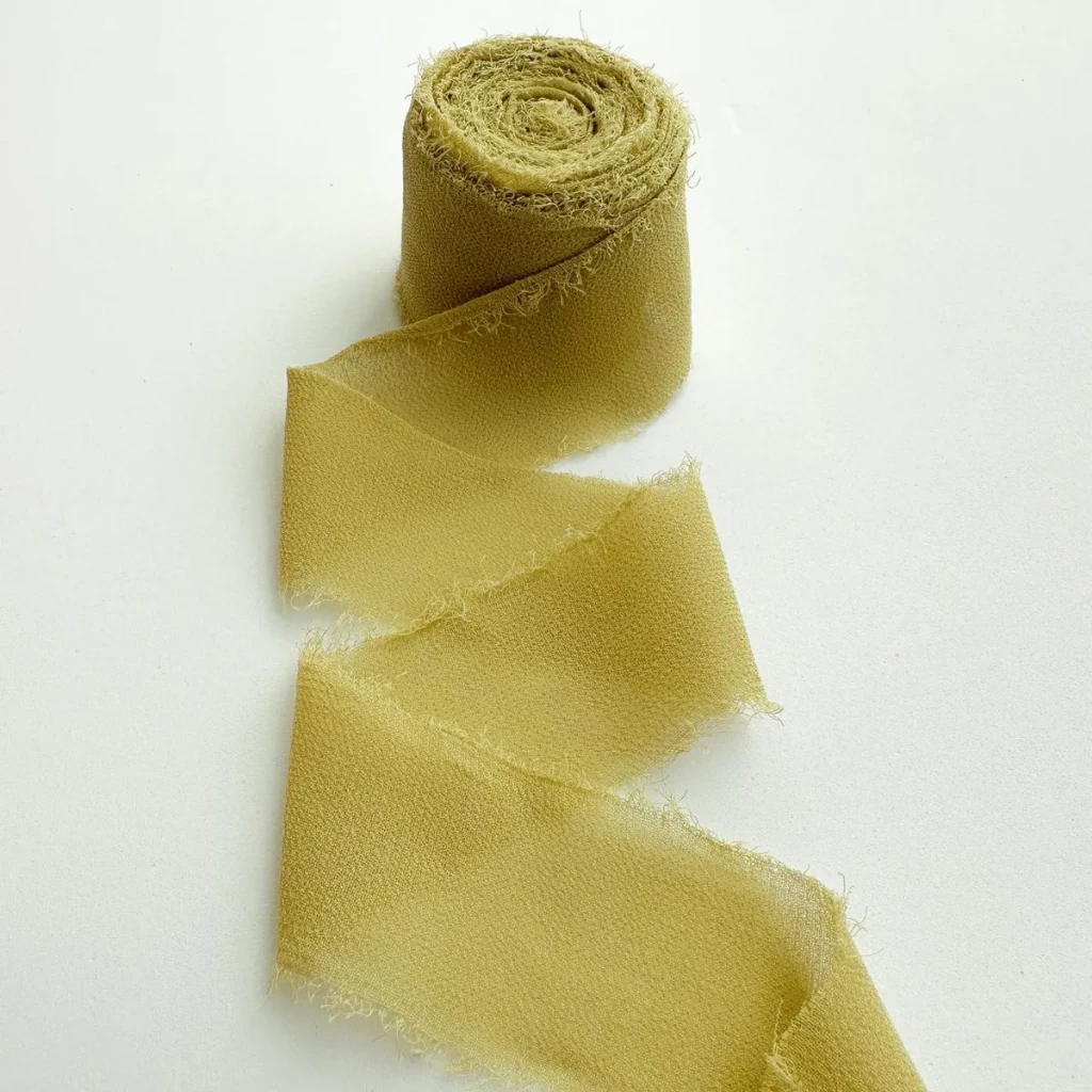 Fita Chiffon De Seda Convite E Lembrança 5 Metros Casamento Fita Chiffon De Seda Convite E Lembrança 5 Metros Casamento