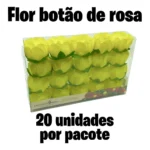 20 Forminha De Doces Finos Mesa Casamento Botão De Rosa Flor