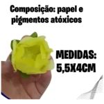 20 Forminha De Doces Finos Mesa Casamento Botão De Rosa Flor