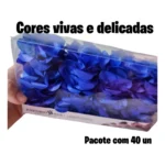 Forminhas De Doces Flor De Seda Casamento Aniversário 40 Un Cor Azul Escuro Royal