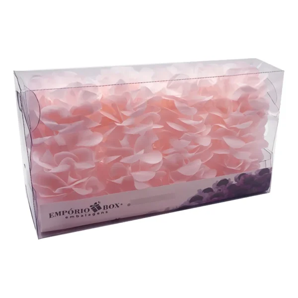 Forminhas De Doces Flor De Seda Casamento Aniversário 40 Un Cor Rosa Bebê