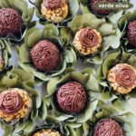 Ultrafest 40 Forminha De Doces Para Casamento Festa Decoração Luxo Cor Verde Oliva 7 cm