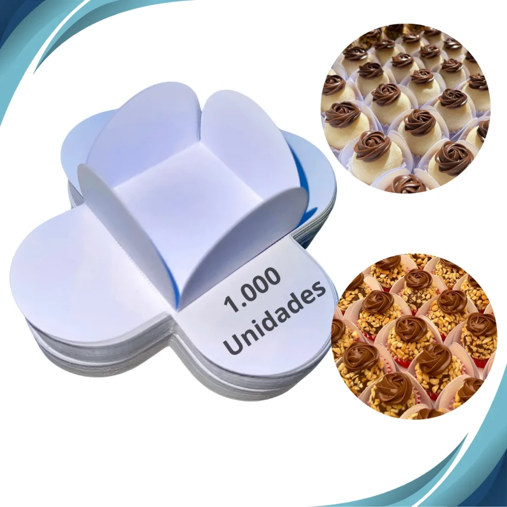 Forminhas De Doces Brigadeiros Casamento Kit 1000 Aniversári Forminhas De Doces Brigadeiros Casamento Kit 1000 Aniversári