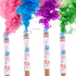 Fumaça Chá Revelação Bastão Kit C/ 04 Unidades