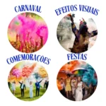 Fumaça Colorida Bastão 20mm Várias Cores Fotografia Futebol