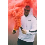 Fumaça Colorida Bastão 20mm Várias Cores Fotografia Futebol Cor Vermelha