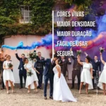 Fumaça Colorida Bastão Amarela 50g - Chá Revelação