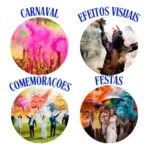 Fumaça Colorida Bastão Amarela 50g - Chá Revelação