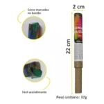 Fumaça Colorida Bastão Amarela 50g - Chá Revelação