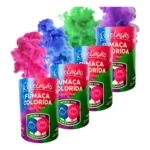 Fumaça Colorida Chá Revelação Lata Azul Rosa Menino Menina