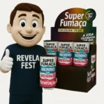 Fumaça Latão 75mm Chá Revelação Azul Rosa Verde Lilás Festas