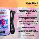 Fumaça Colorida Lata Grande Revelação Acionamento Eletrico