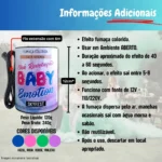 Fumaça Colorida Lata Grande Revelação Acionamento Eletrico