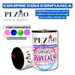 Fumaça Lata 75mm Chá Revelação Bebe Azul Verde Lilás Rosa