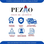 Fumaça Revelação Super Fogos Lata 75mm Chao Azul / Rosa