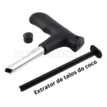 Furador De Coco Em Aço Inox - 13cm De Comprimento