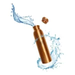 Garrafa De Água Cobre Puro Ayurveda 900ml Vários Modelos