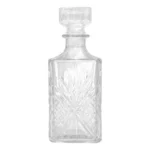 Garrafa Whisky Licoreira Lyor Dublin Vidro Cristal 900ml Cor Branco