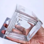 Garrafa De Vidro Cube 500ml Luxo Cachaça Whisky Azeite Licor