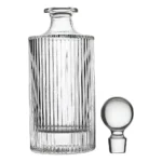 Garrafa De Vidro Graffiato Para Whisky 770ml