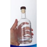 Garrafa Vidro Kaleid 375ml Whisky Bar Decoração Licor Azeite