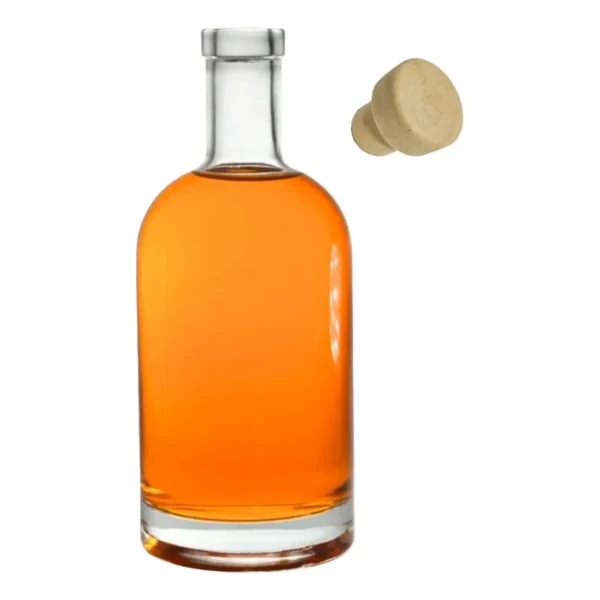 Garrafa Vidro Kaleid 375ml Whisky Bar Decoração Licor Azeite