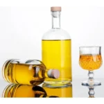 Garrafa Vidro 750ml Luxo Whisky Bar Decoração Licor Drink