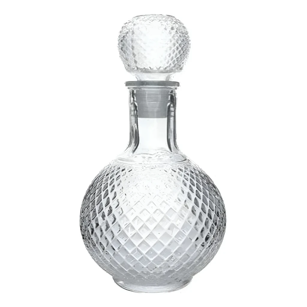 Garrafa Licoreira/whisky De Vidro Pérsia 1 Litro - Vitrizi Garrafa Licoreira/whisky De Vidro Pérsia 1 Litro - Vitrizi