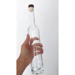 Garrafa Vidro Trinity 500ml Licor Vinho Destilado Decorativa