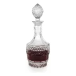 Garrafa Licoreira Wisky Agua Vidro Lapidado 1000litro Cor Transparente 01