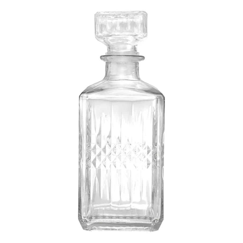 Garrafa De Whisky Licoreira Decorativa Em Vidro 1 Litro Cor Incolor Garrafa De Whisky Licoreira Decorativa Em Vidro 1 Litro Cor Incolor
