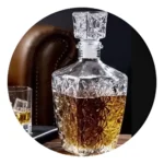 Garrafa Licoreira Rústica Em Vidro 250ml