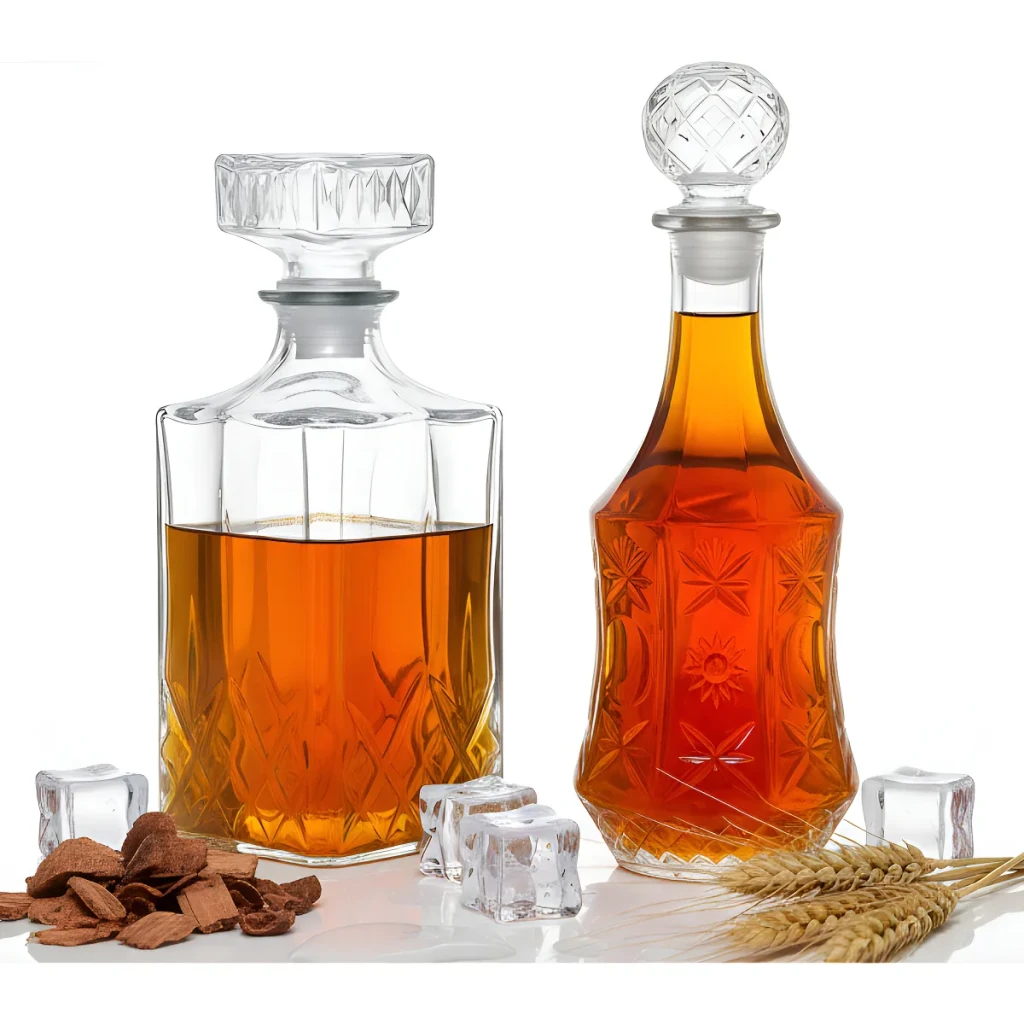 Garrafa Para Whisky E Bebidas Finas Licor Licoreira Luxo 1l Cor Vidro Redondo Garrafa Para Whisky E Bebidas Finas Licor Licoreira Luxo 1l Cor Vidro Redondo