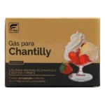 Garrafa Sifão Chantilly 500 Ml Kit Com 10 Cápsulas N2o Genuinos Prateado
