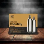 Garrafa Sifão Chantilly 500 Ml Kit Com 10 Cápsulas N2o Genuinos Prateado