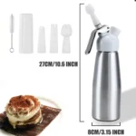 Garrafa Sifão Chantilly Creme Cream 500ml 3 Bicos