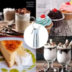 Garrafa Sifão Chantilly Creme Cream 500ml 3 Bicos