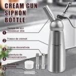 Garrafa Sifão Chantilly Profissional 500ml Alumínio