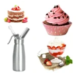 Garrafa Sifão Culinário Chantilly Creme Espuma Drinks 500ml