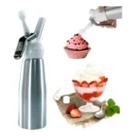 Garrafa Sifão Culinário Chantilly Creme Espuma Drinks 500ml