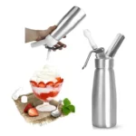 Garrafa Sifão Culinário Chantilly Creme Espuma Drinks 500ml