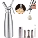 Garrafa Sifão De Chantilly Profissional 1 Litro Alumínio
