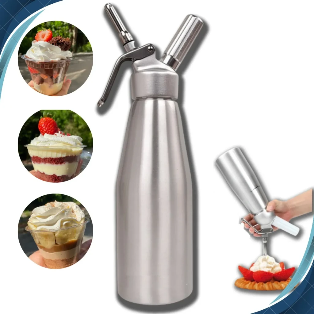 Garrafa Chantilly Sifão Inox Profissional Standart 1l Fpro Garrafa Chantilly Sifão Inox Profissional Standart 1l Fpro