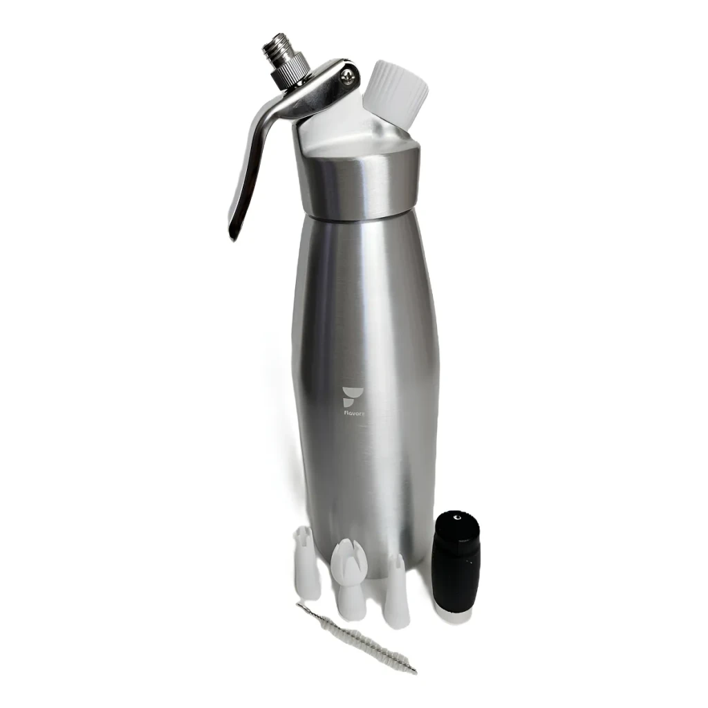 Garrafa De Chantilly Sifão Profissional Fpro Alumínio 1 Litro Garrafa De Chantilly Sifão Profissional Fpro Alumínio 1 Litro