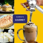 Garrafa Sifão SIFG-001 Chantilly Gourmet Profissional 500ml 3 Bicos Haüskraft