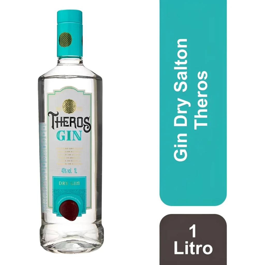 Gin Dry Salton 1 Litro Theros Gin Dry Salton 1 Litro Theros