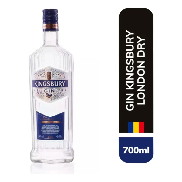 Gin Kingsbury London Dry Garrafa 700ml