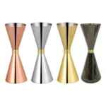 Jarra Para Bebidas Em Aço Inoxidável 60-90ml Prata